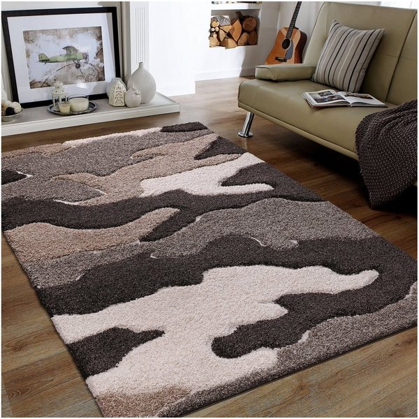 Sanat Hochflor-Teppich Luxus 3508, auch in Rund erhältlich, rechteckig, Höhe: 30 mm, robuster Langflor, weich, Wohnzimmer, Schlafzimmer