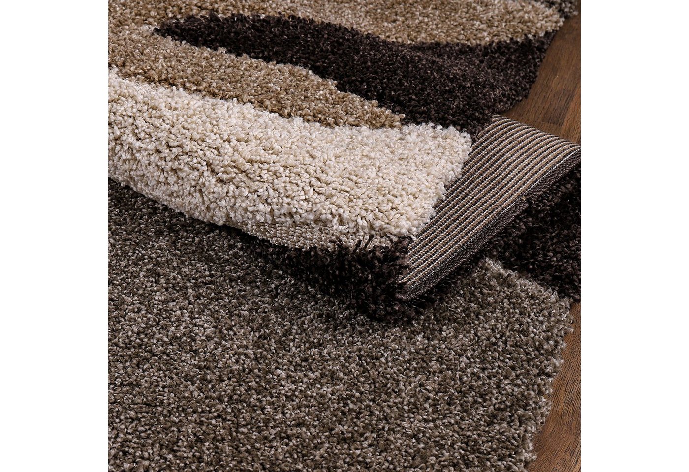 Sanat Hochflor-Teppich Luxus 3508, auch in Rund erhältlich, rechteckig, Höhe: 30 mm, robuster Langflor, weich, Wohnzimmer, Schlafzimmer – Bild 3 von 5
