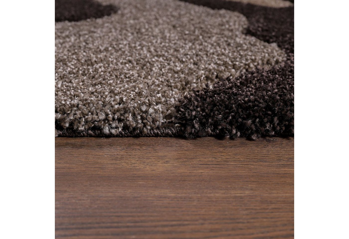 Sanat Hochflor-Teppich Luxus 3508, auch in Rund erhältlich, rechteckig, Höhe: 30 mm, robuster Langflor, weich, Wohnzimmer, Schlafzimmer – Bild 5 von 5