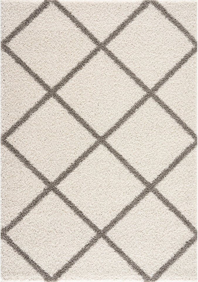 Sanat Hochflor-Teppich Madrid 1, auch in Rund erhältlich, rechteckig, Höhe: 30 mm, Wohnzimmer, Langflor, Shaggy Teppich – Bild 2 von 5