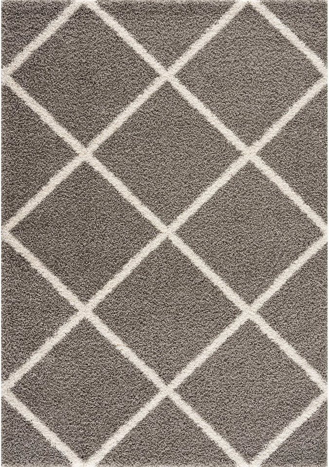 Sanat Hochflor-Teppich Madrid 1, auch in Rund erhältlich, rechteckig, Höhe: 30 mm, Wohnzimmer, Langflor, Shaggy Teppich – Bild 2 von 5