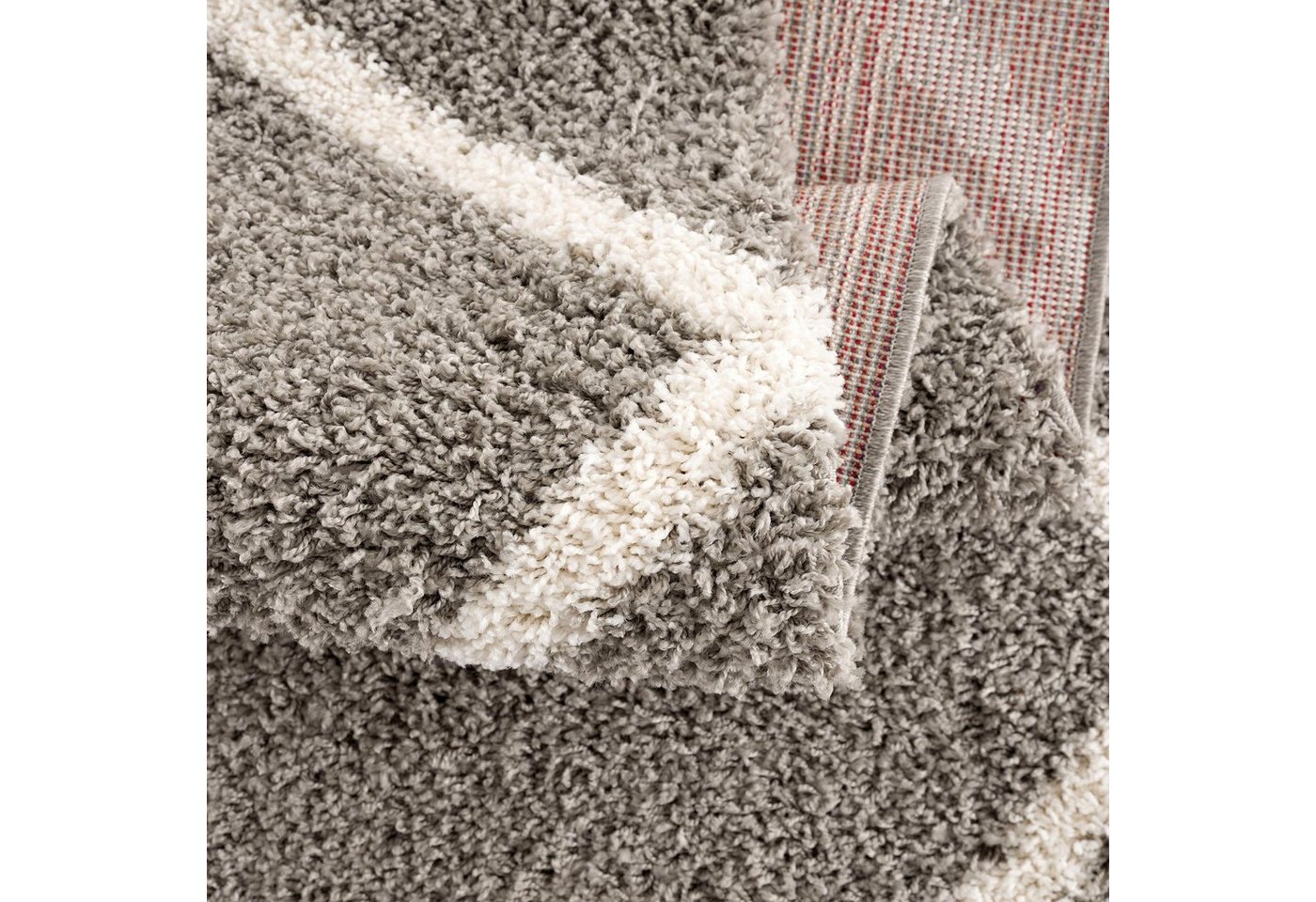 Sanat Hochflor-Teppich Madrid 1, auch in Rund erhältlich, rechteckig, Höhe: 30 mm, Wohnzimmer, Langflor, Shaggy Teppich – Bild 3 von 5