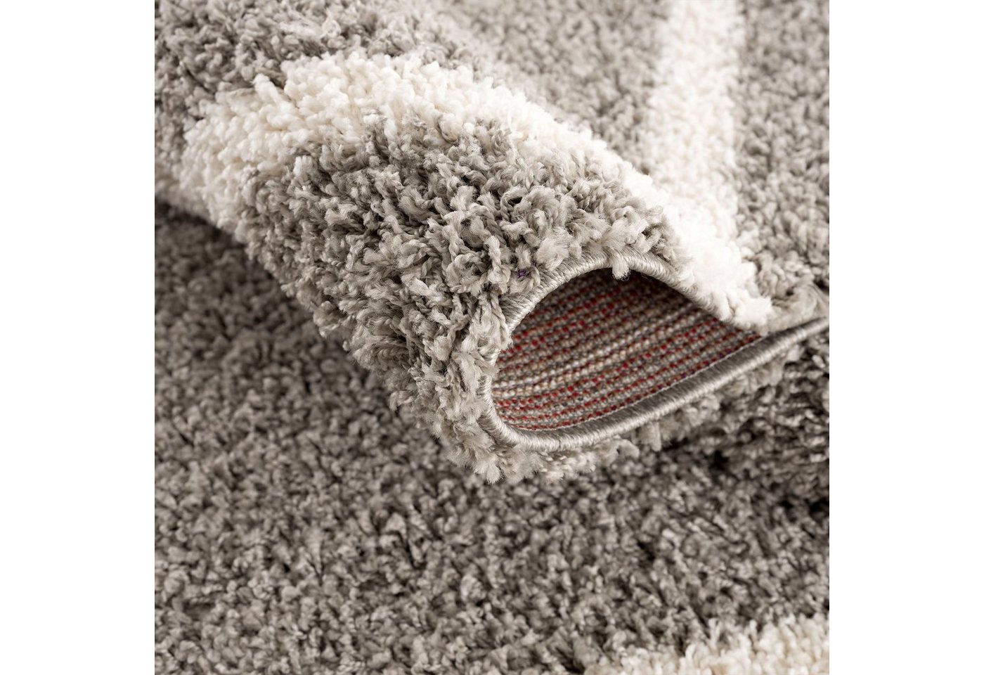 Sanat Hochflor-Teppich Madrid 1, auch in Rund erhältlich, rechteckig, Höhe: 30 mm, Wohnzimmer, Langflor, Shaggy Teppich – Bild 4 von 5