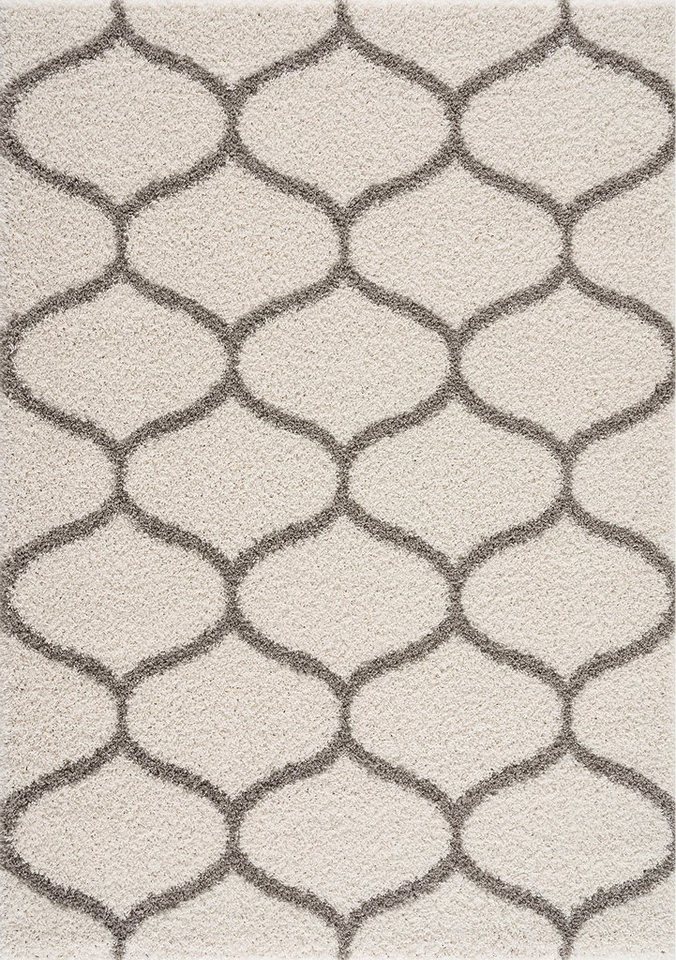 Sanat Hochflor-Teppich Madrid, auch in Rund erhältlich, rechteckig, Höhe: 30 mm, Wohnzimmer, Langflor, Shaggy Teppich – Bild 2 von 5