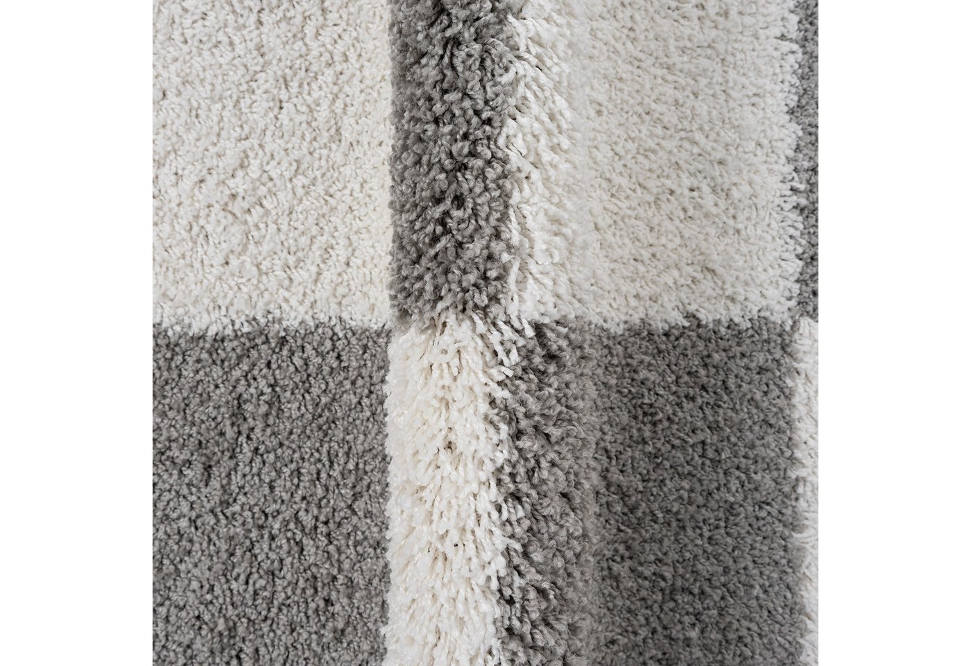 Sanat Hochflor-Teppich Milano 1254, auch als Läufer und in Rund, rund, Höhe: 30 mm, Langflor, Shaggy, Wohnzimmer, Schlafzimmer, fußbodenheizungsgeeignet – Bild 4 von 5