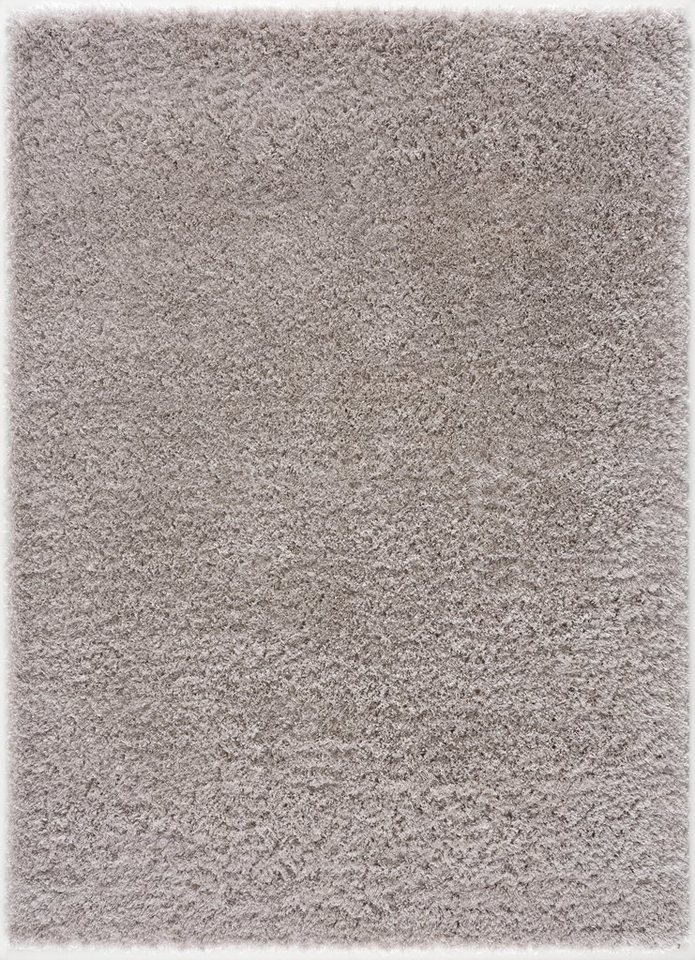 Sanat Hochflor-Teppich Porto, auch als Läufer und in Rund erhältlich, rechteckig, Höhe: 45 mm, Wohnzimmer, Langflor, Shaggy,weich – Bild 2 von 5