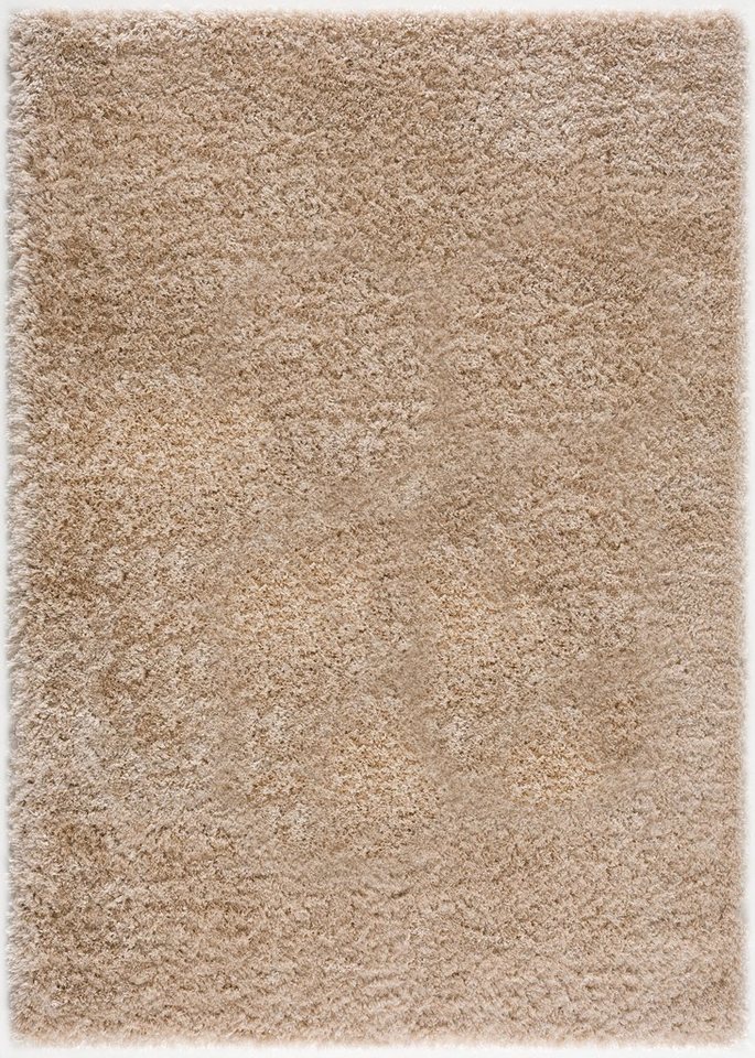 Sanat Hochflor-Teppich Porto, auch als Läufer und in Rund erhältlich, rechteckig, Höhe: 45 mm, Wohnzimmer, Langflor, Shaggy,weich – Bild 2 von 5