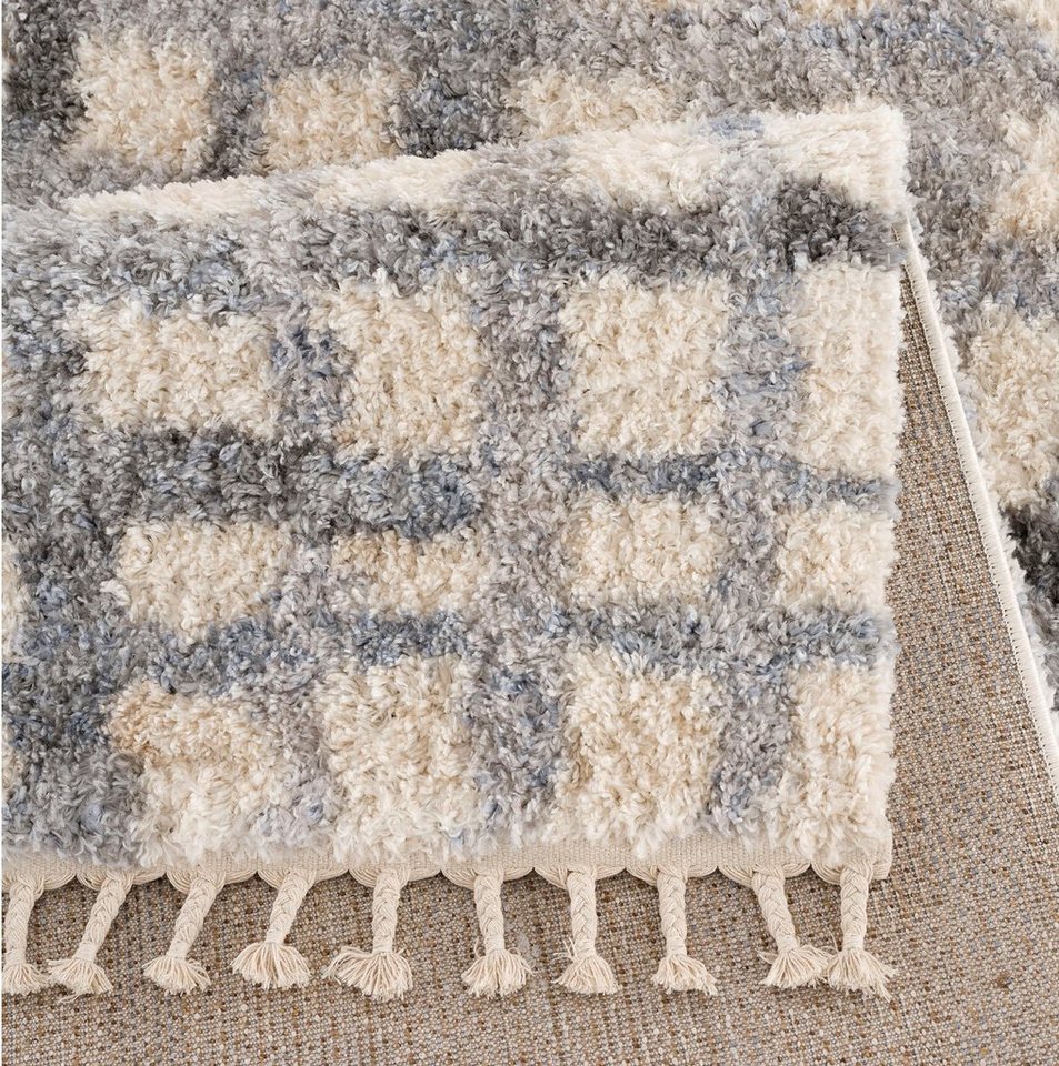 Sanat Hochflor-Teppich Versay 1504, rechteckig, Höhe: 45 mm, Wohnzimmer, Langflor, Shaggy Teppich – Bild 4 von 5