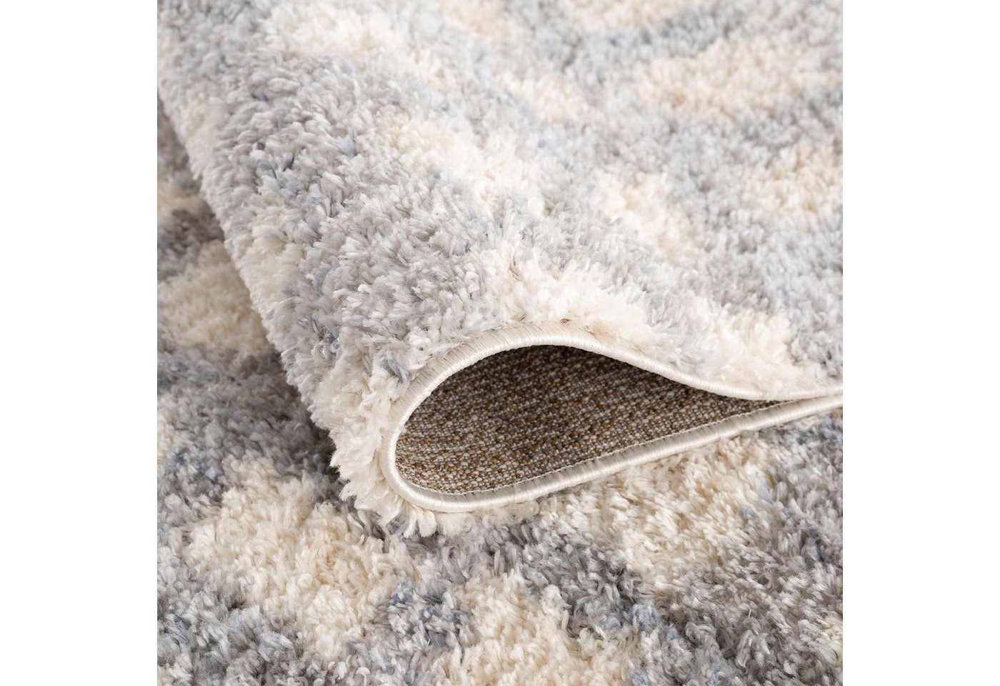 Sanat Hochflor-Teppich Versay 1504, rechteckig, Höhe: 45 mm, Wohnzimmer, Langflor, Shaggy Teppich – Bild 3 von 5