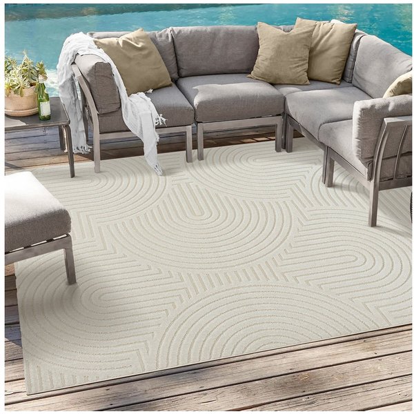 Sanat Teppich Berlin 1, auch als Läufer und in Rund, rechteckig, Höhe: 6 mm, In -und Outdoor geeignet, Außenbereich, Terrasse, Balkon, auch Läufer