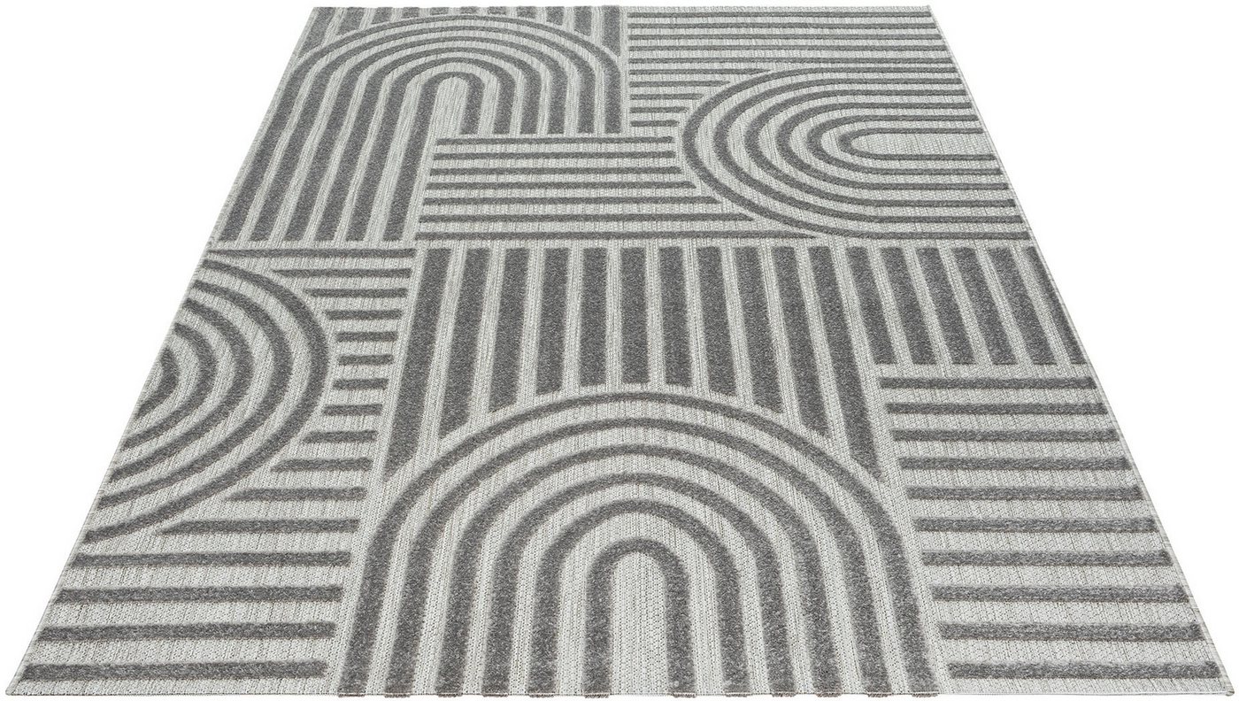 Sanat Teppich Berlin 1, auch als Läufer und in Rund, rechteckig, Höhe: 6 mm, In -und Outdoor geeignet, Außenbereich, Terrasse, Balkon, auch Läufer – Bild 2 von 5