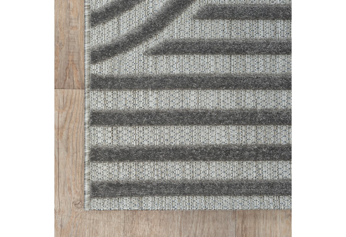 Sanat Teppich Berlin 1, auch als Läufer und in Rund, rechteckig, Höhe: 6 mm, In -und Outdoor geeignet, Außenbereich, Terrasse, Balkon, auch Läufer – Bild 4 von 5