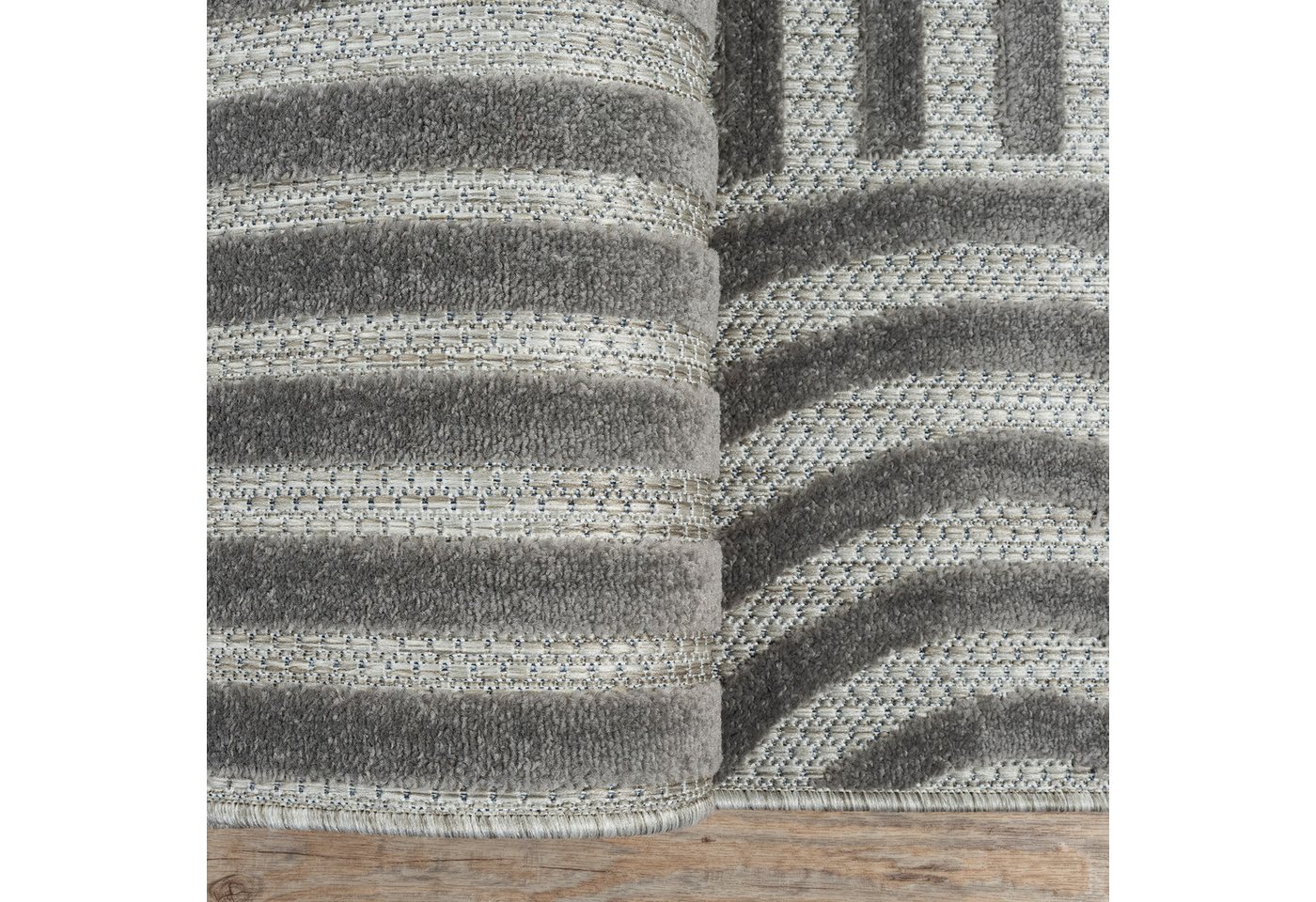 Sanat Teppich Berlin 1, auch als Läufer und in Rund, rechteckig, Höhe: 6 mm, In -und Outdoor geeignet, Außenbereich, Terrasse, Balkon, auch Läufer – Bild 5 von 5