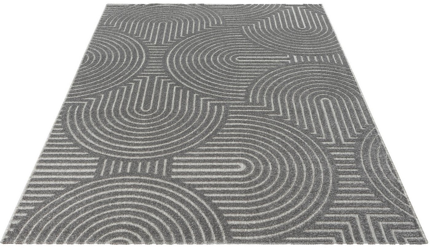 Sanat Teppich Berlin 1, auch als Läufer und in Rund, rechteckig, Höhe: 6 mm, In -und Outdoor geeignet, Außenbereich, Terrasse, Balkon, auch Läufer – Bild 2 von 5