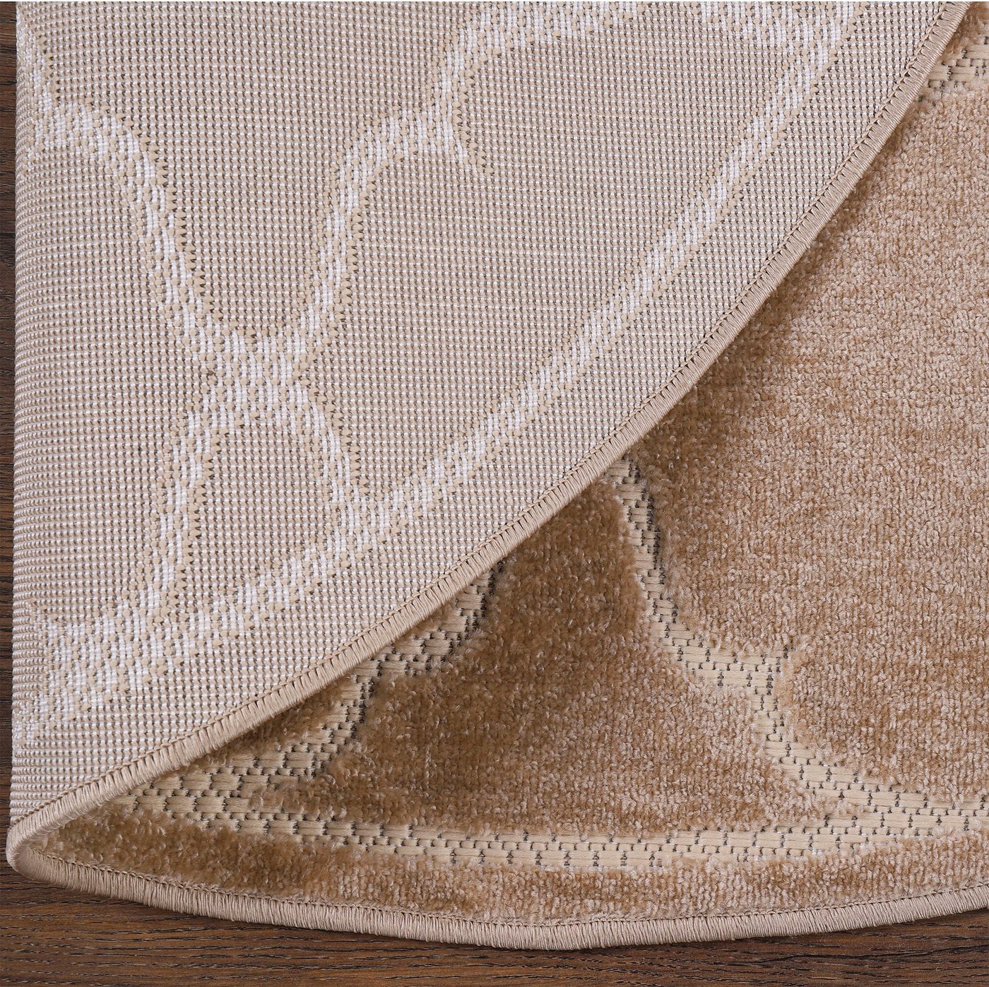Sanat Teppich Berlin, auch als Läufer und in Rund, rund, Höhe: 6 mm, In -und Outdoor geeignet, robust und pflegeleicht – Bild 4 von 5