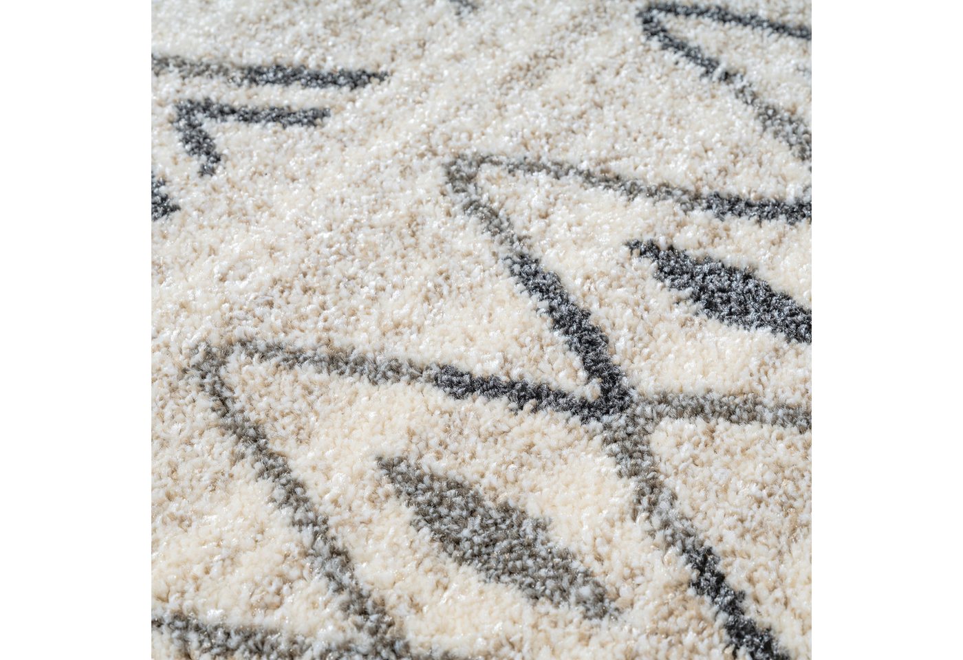 Sanat Teppich Boho 8200, auch als Läufer und in Rund, rechteckig, Höhe: 10 mm, Kurzflor, robust, Boho, Scandic, für Fussbodenheizung geeignet – Bild 5 von 5