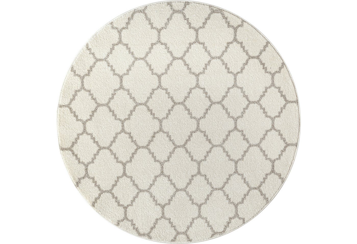 Sanat Teppich Boho 8202, auch als Läufer und in Rund, rund, Höhe: 10 mm, Kurzflor, robust, Boho, Scandic, für Fussbodenheizung geeignet – Bild 2 von 5