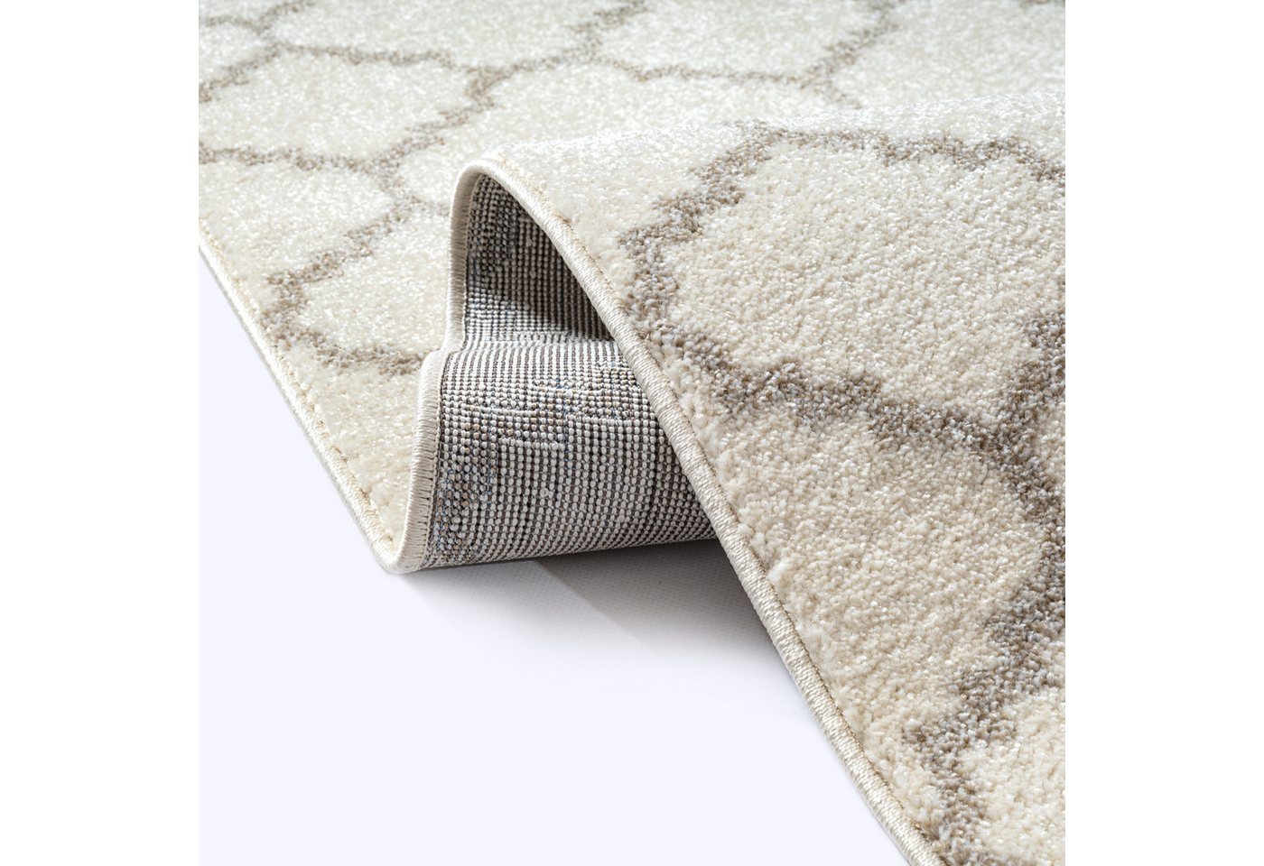 Sanat Teppich Boho 8202, auch als Läufer und in Rund, rechteckig, Höhe: 10 mm, Kurzflor, robust, Boho, Scandic, für Fussbodenheizung geeignet – Bild 5 von 5