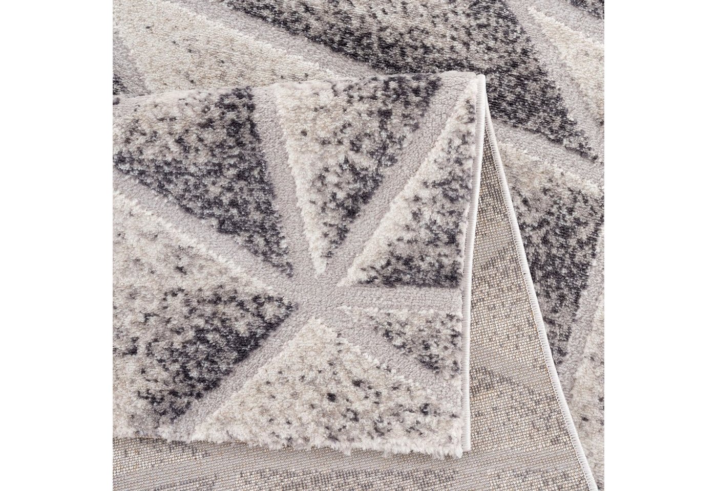 Sanat Teppich Evra 7004, auch als Läufer erhältlich, rechteckig, Höhe: 22 mm, Wohnzimmer, Kurzflor, modern, Hoch Tief Struktur – Bild 4 von 5