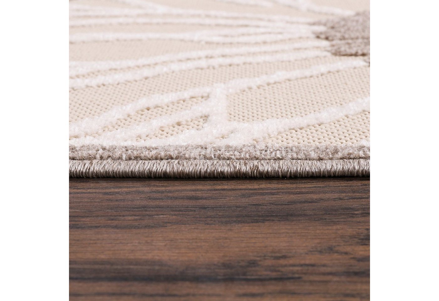 Sanat Teppich Floral 2 Outdoor, auch als Läufer und rund, rechteckig, Höhe: 6 mm, In- und Outdoor geeignet, Blumen, Balkon, Terrasse, Außenbereich – Bild 5 von 5