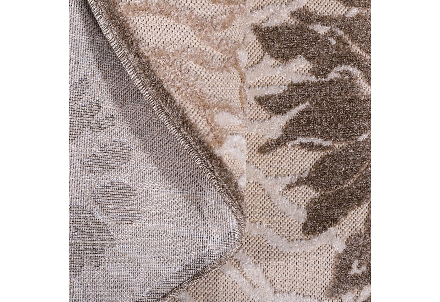 Sanat Teppich Floral 2 Outdoor, auch als Läufer und rund, rund, Höhe: 6 mm, In- und Outdoor geeignet, Blumen, Balkon, Terrasse, Außenbereich – Bild 3 von 5