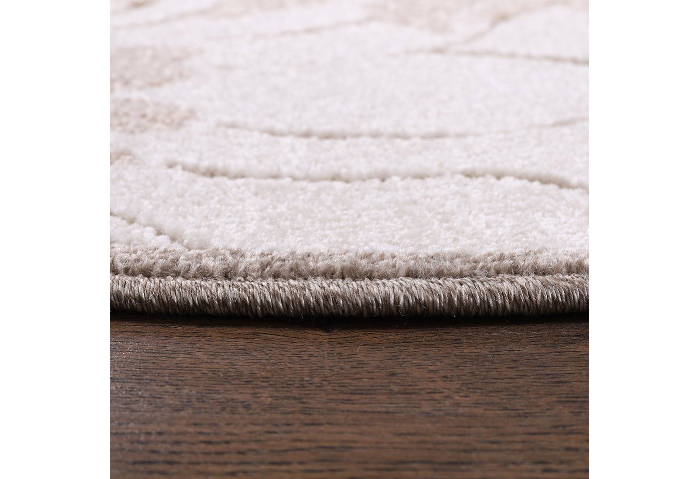 Sanat Teppich Floral 2 Outdoor, auch als Läufer und rund, rund, Höhe: 6 mm, In- und Outdoor geeignet, Blumen, Balkon, Terrasse, Außenbereich – Bild 4 von 5