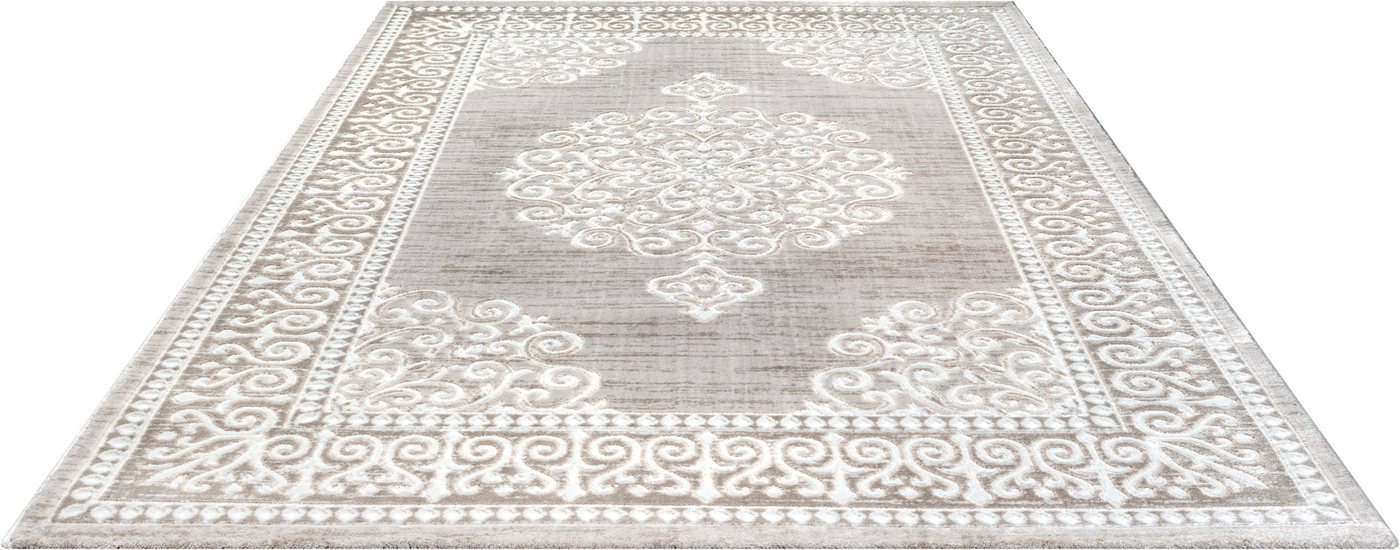 Sanat Teppich Harmony 3204, auch als Läufer und rund, rechteckig, Höhe: 12 mm, Wohnzimmer, Kurzflor, modern, Orient Optik, Schlafzimmer – Bild 3 von 5