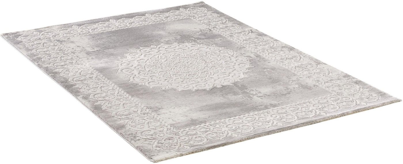 Sanat Teppich Harmony 3205, auch als Läufer und rund, rechteckig, Höhe: 12 mm, Wohnzimmer, Kurzflor, modern, Orient Optik, Schlafzimmer – Bild 3 von 5