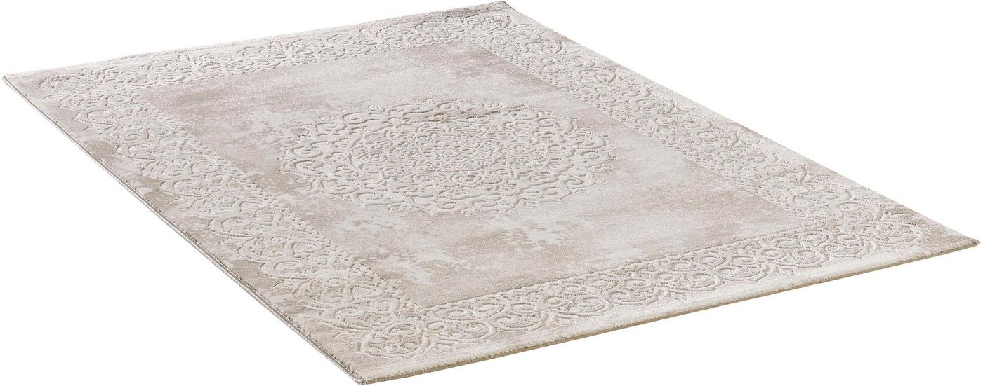Sanat Teppich Harmony 3205, auch als Läufer und rund, rechteckig, Höhe: 12 mm, Wohnzimmer, Kurzflor, modern, Orient Optik, Schlafzimmer – Bild 3 von 5