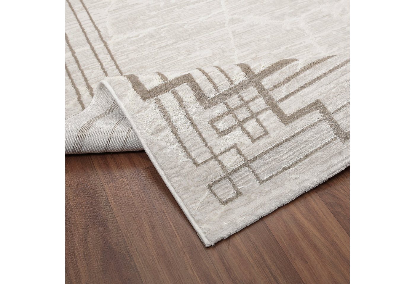 Sanat Teppich Harmony 3212, auch als Läufer, rechteckig, Höhe: 12 mm, Wohnzimmer, Kurzflor, modern, abtrakt, Schlafzimmer – Bild 4 von 5