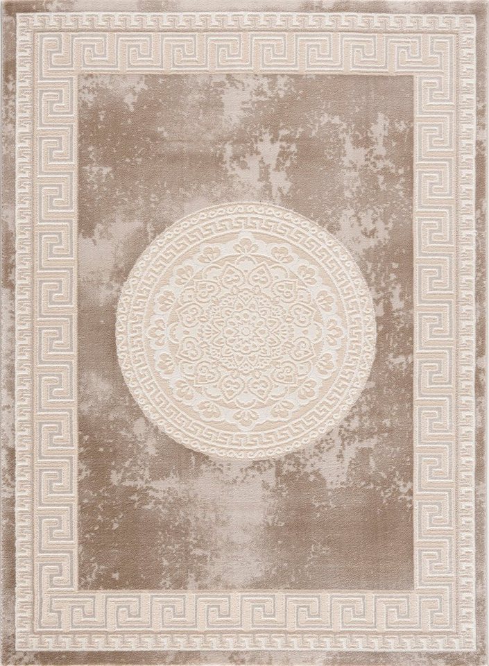 Sanat Teppich Harmony 3212, auch als Läufer, rechteckig, Höhe: 12 mm, Wohnzimmer, Kurzflor, modern, Orient Optik, Schlafzimmer – Bild 2 von 5