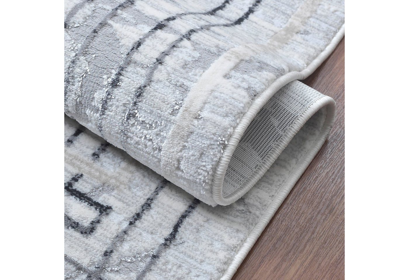 Sanat Teppich Harmony 3212, auch als Läufer, rechteckig, Höhe: 12 mm, Wohnzimmer, Kurzflor, modern, abtrakt, Schlafzimmer – Bild 2 von 5