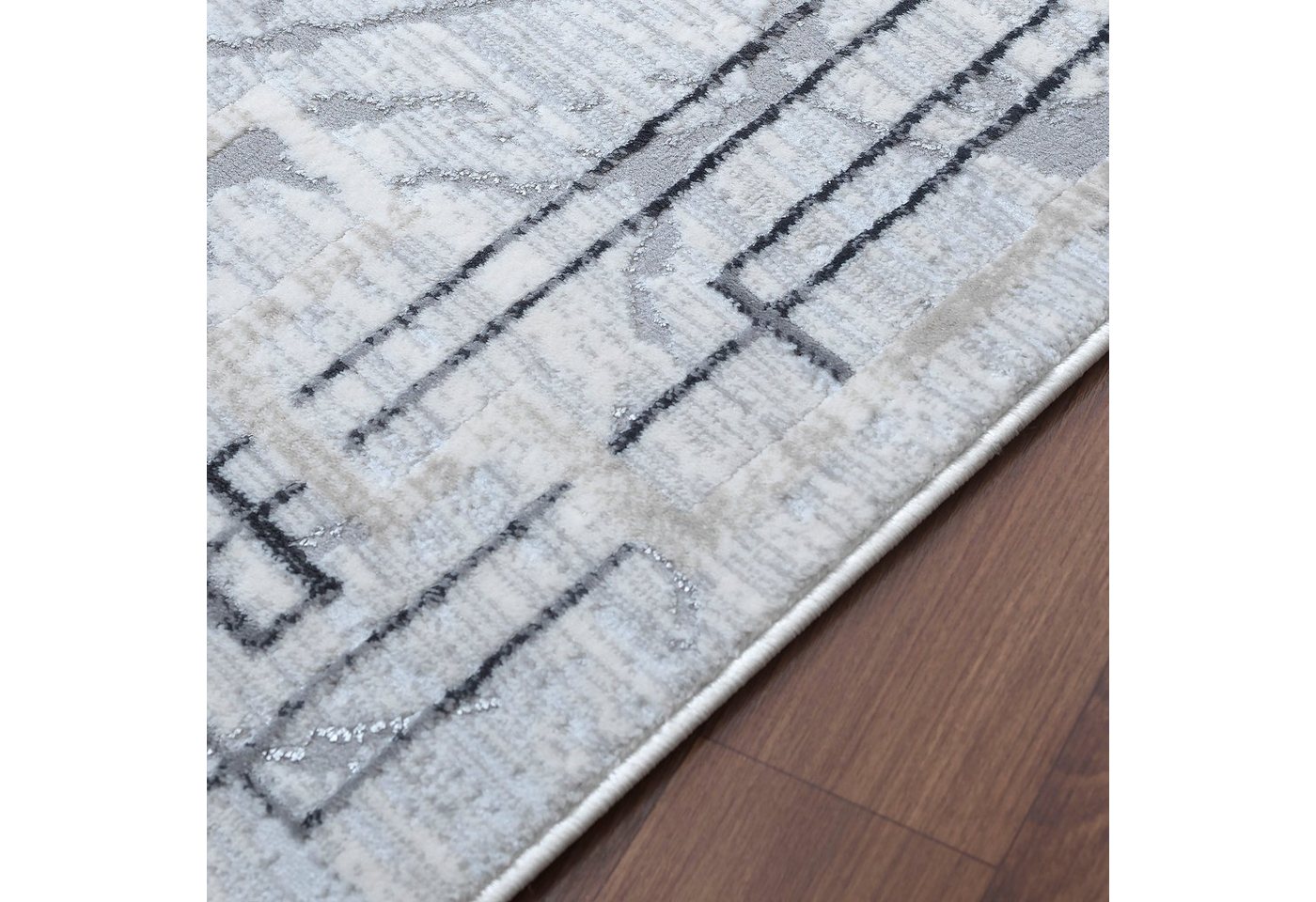 Sanat Teppich Harmony 3212, auch als Läufer, rechteckig, Höhe: 12 mm, Wohnzimmer, Kurzflor, modern, abtrakt, Schlafzimmer – Bild 3 von 5