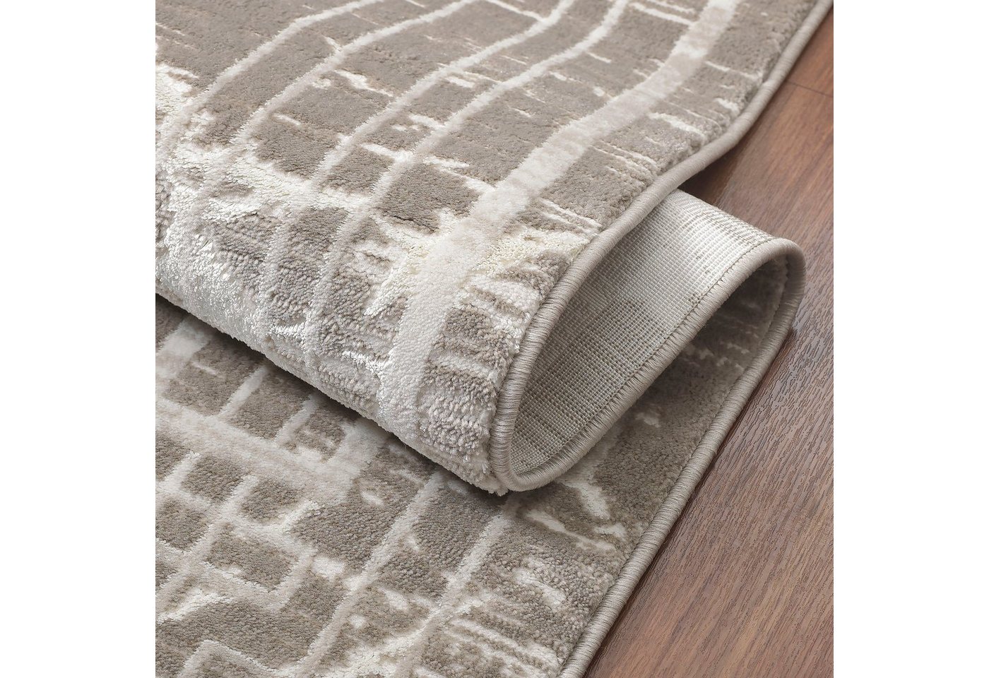 Sanat Teppich Harmony 3212, auch als Läufer, rechteckig, Höhe: 12 mm, Wohnzimmer, Kurzflor, modern, abtrakt, Schlafzimmer – Bild 2 von 5