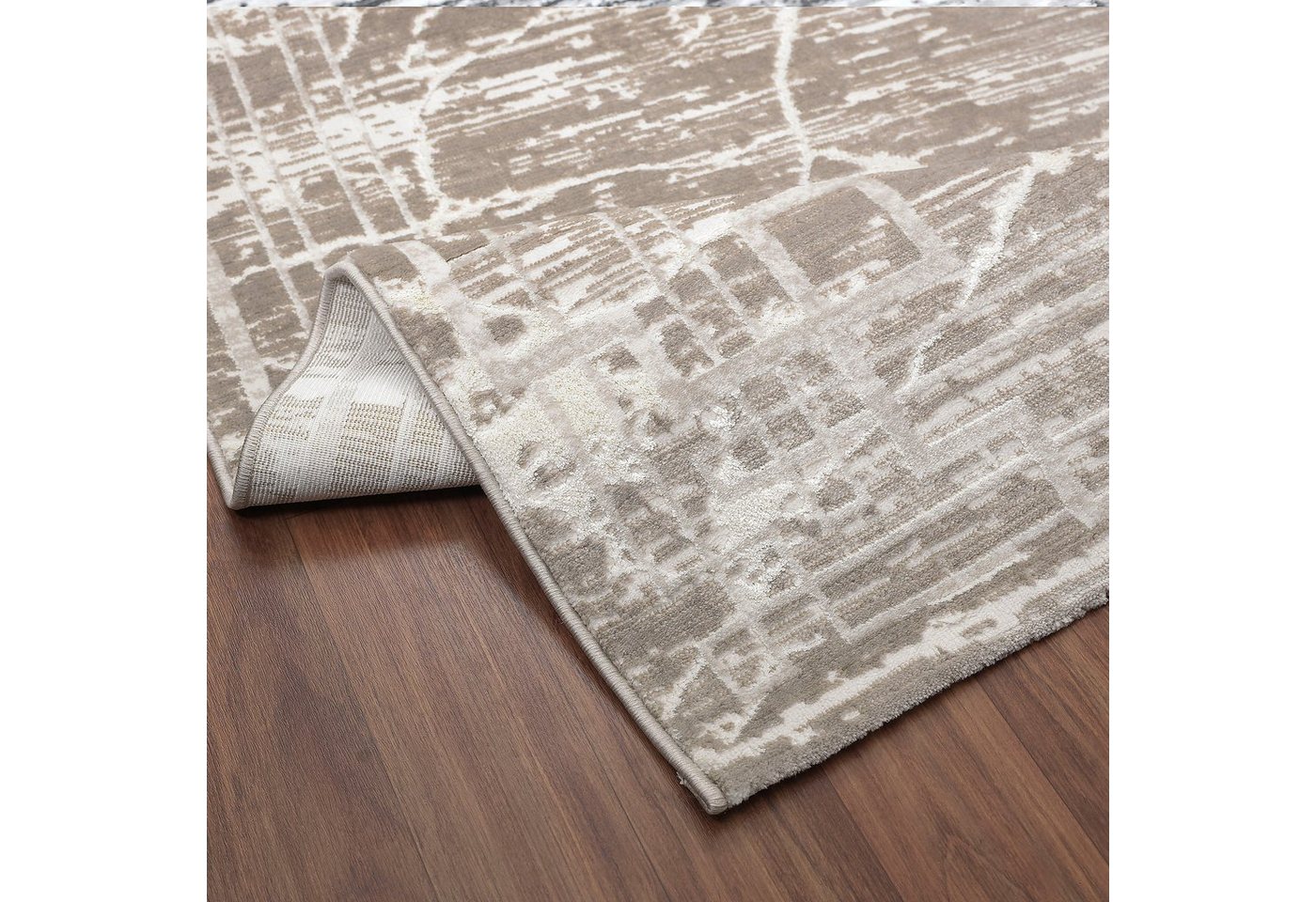Sanat Teppich Harmony 3212, auch als Läufer, rechteckig, Höhe: 12 mm, Wohnzimmer, Kurzflor, modern, abtrakt, Schlafzimmer – Bild 4 von 5
