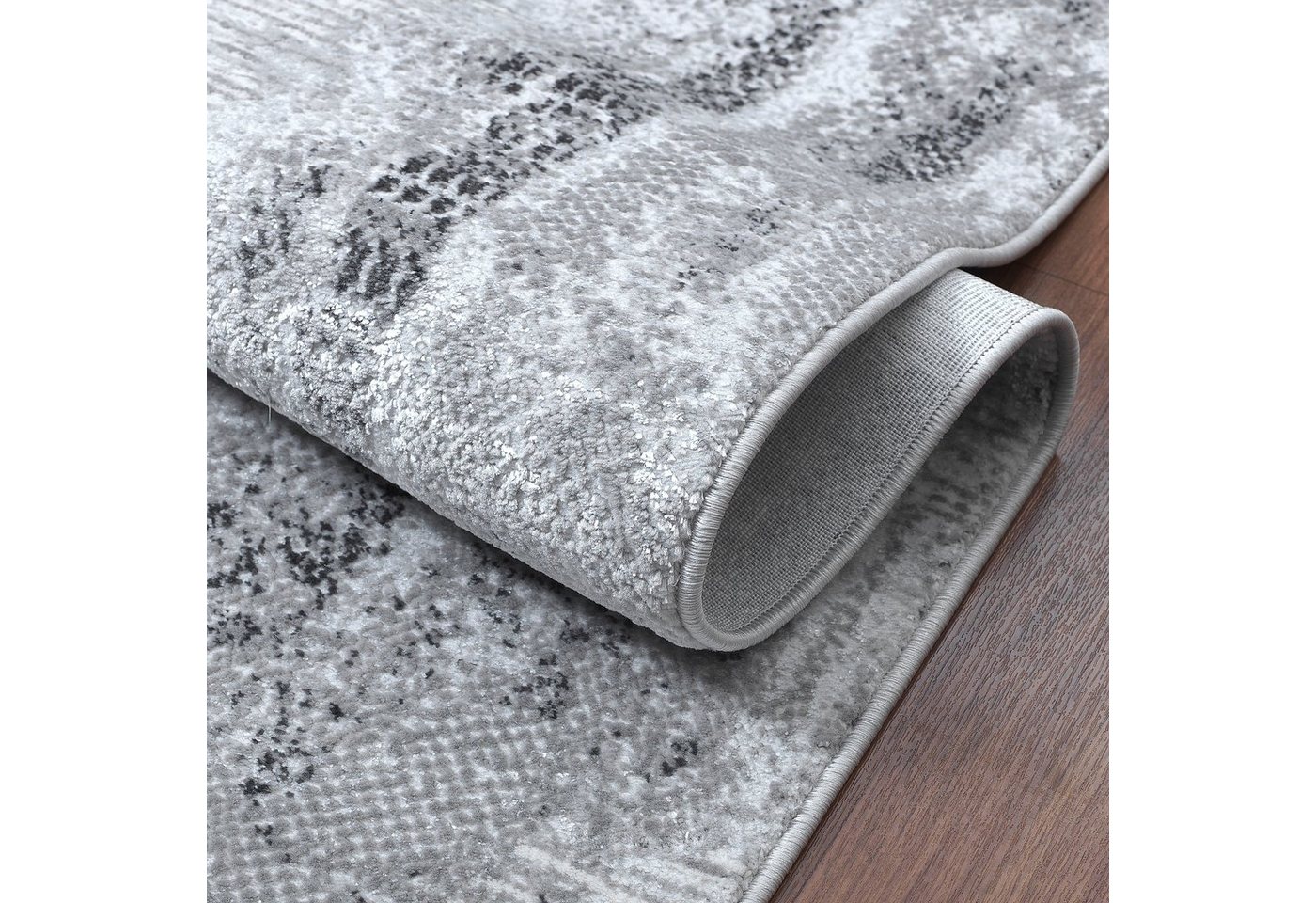 Sanat Teppich Harmony 3215, auch als Läufer und in Rund, rechteckig, Höhe: 12 mm, Wohnzimmer, Kurzflor, modern, Bordüre, Schlafzimmer – Bild 5 von 5