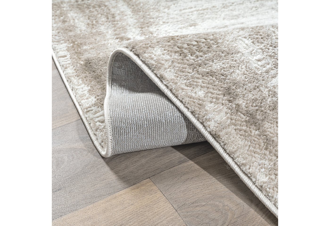Sanat Teppich Harmony 3215, auch als Läufer und in Rund, rechteckig, Höhe: 12 mm, Wohnzimmer, Kurzflor, modern, Bordüre, Schlafzimmer – Bild 4 von 5