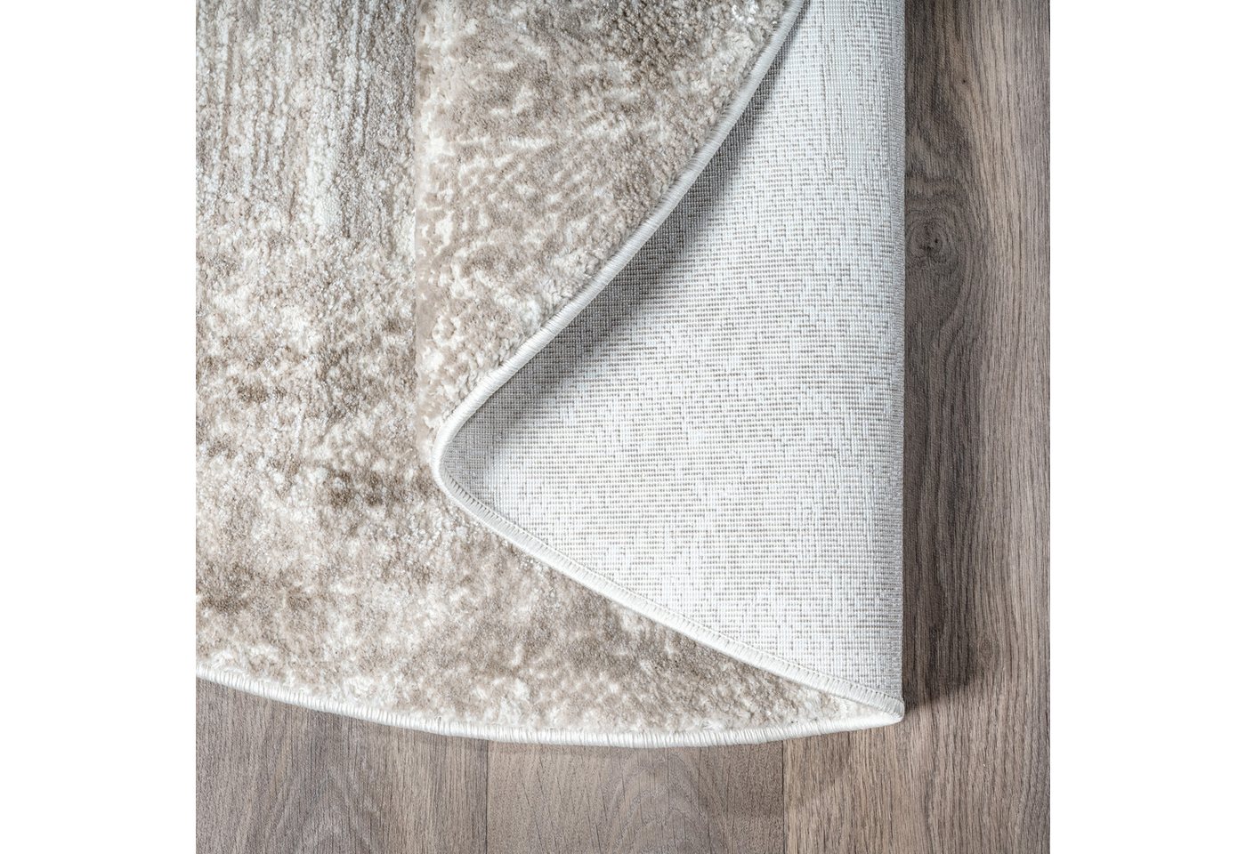 Sanat Teppich Harmony 3215, auch als Läufer und in Rund, rund, Höhe: 12 mm, Wohnzimmer, Kurzflor, modern, Bordüre, Schlafzimmer – Bild 3 von 5