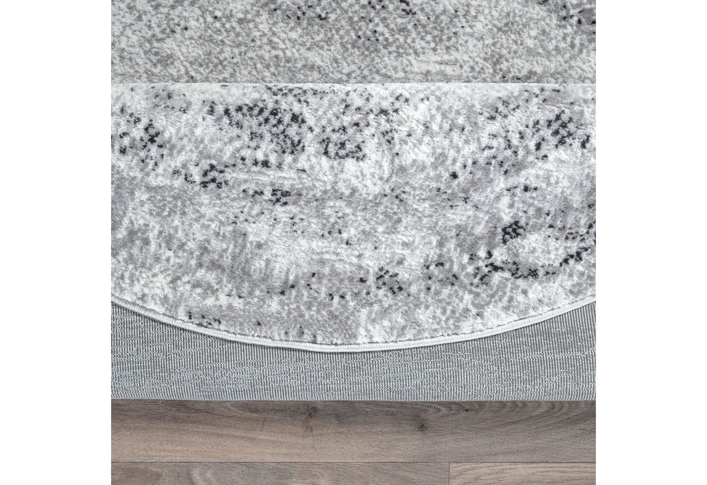 Sanat Teppich Harmony 3215, auch als Läufer und in Rund, rund, Höhe: 12 mm, Wohnzimmer, Kurzflor, modern, Bordüre, Schlafzimmer – Bild 4 von 5