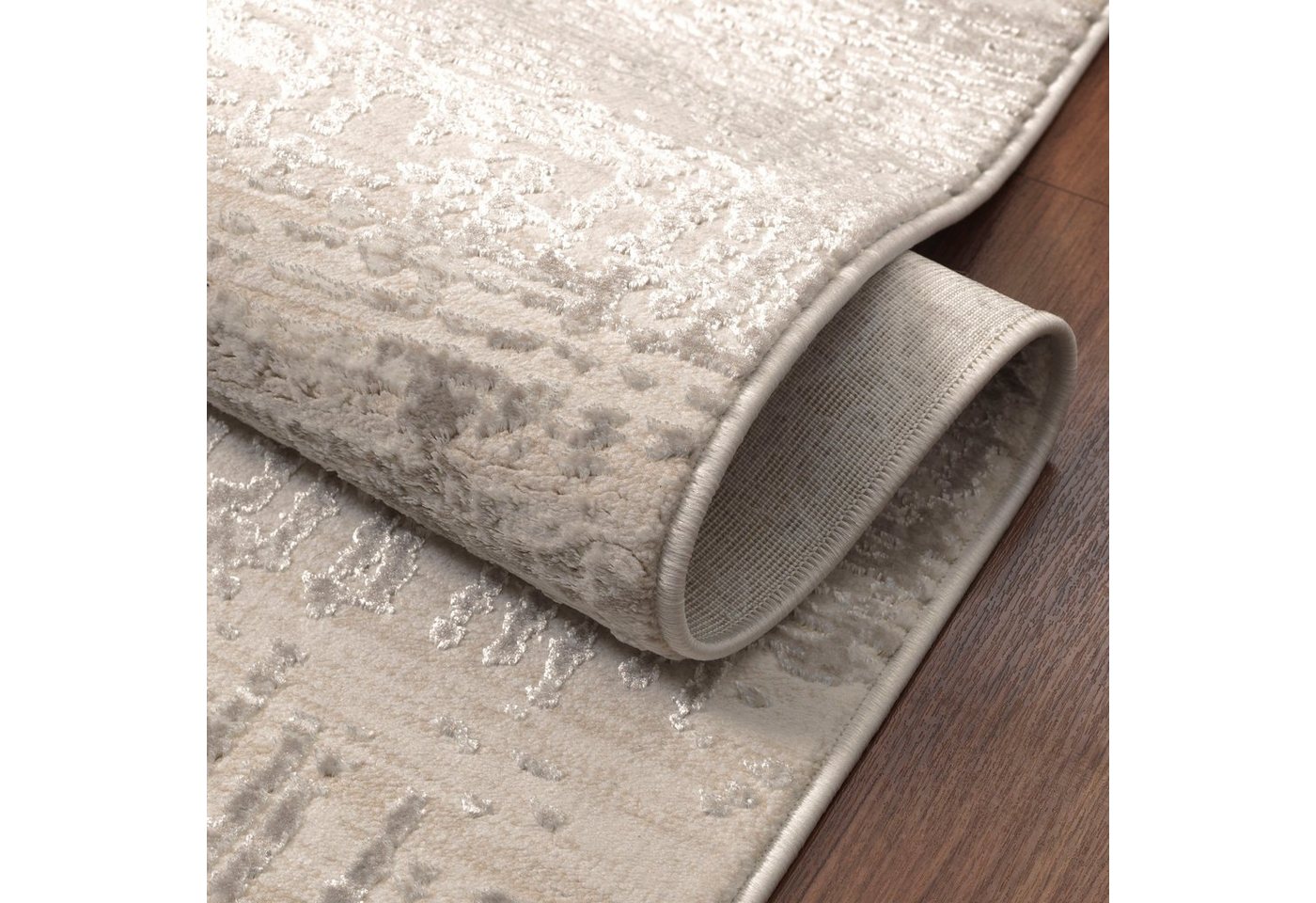 Sanat Teppich Harmony 3215, auch als Läufer und rund, rechteckig, Höhe: 12 mm, Wohnzimmer, Kurzflor, modern, abtrakt, Schlafzimmer – Bild 2 von 5