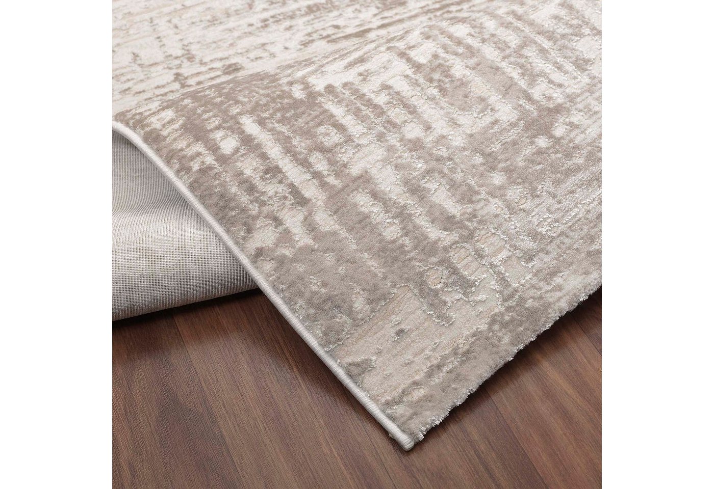 Sanat Teppich Harmony 3215, auch als Läufer und rund, rechteckig, Höhe: 12 mm, Wohnzimmer, Kurzflor, modern, abtrakt, Schlafzimmer – Bild 4 von 5