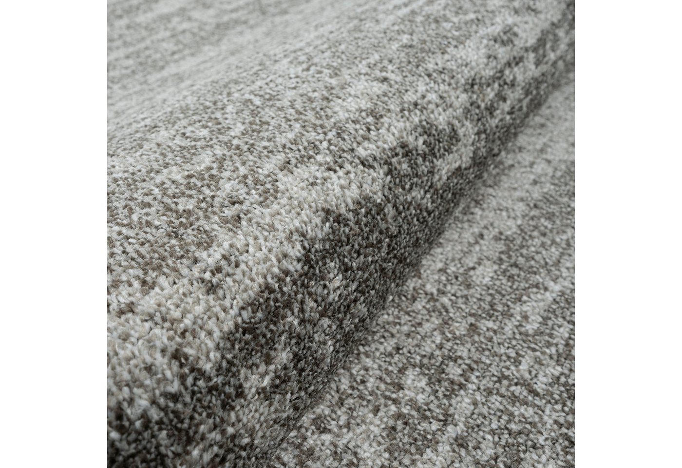 Sanat Teppich Oslo, auch als Läufer und in Rund, rund, Höhe: 10 mm, meliert, robuster Kurzflor, Wohnzimmer, Schlafzimmer, Kinderzimmer – Bild 4 von 5