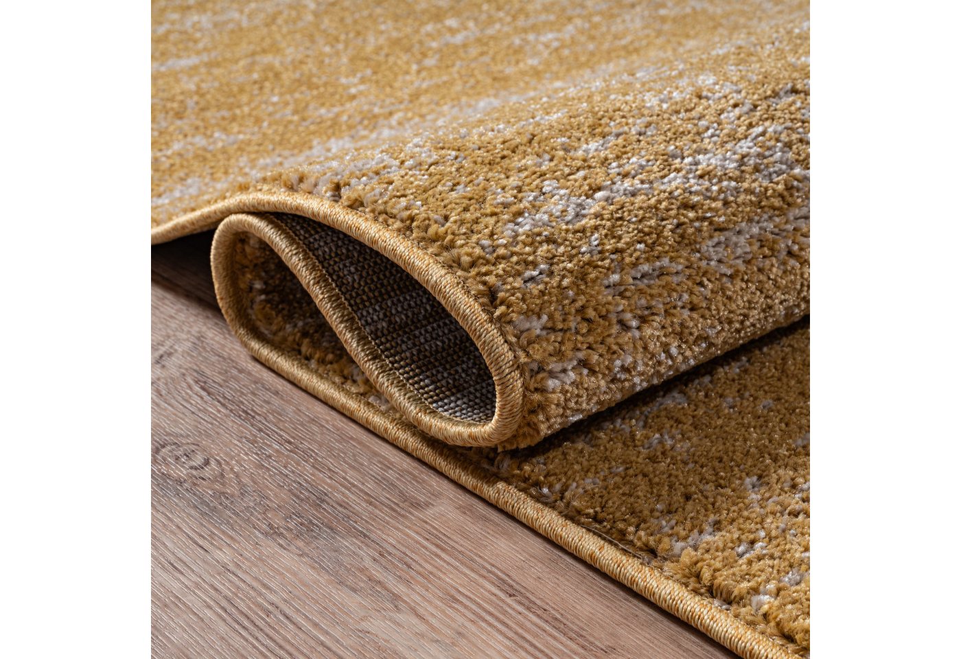 Sanat Teppich Oslo, auch als Läufer und in Rund, rechteckig, Höhe: 10 mm, meliert, robuster Kurzflor, Wohnzimmer, Schlafzimmer, Kinderzimmer – Bild 3 von 5