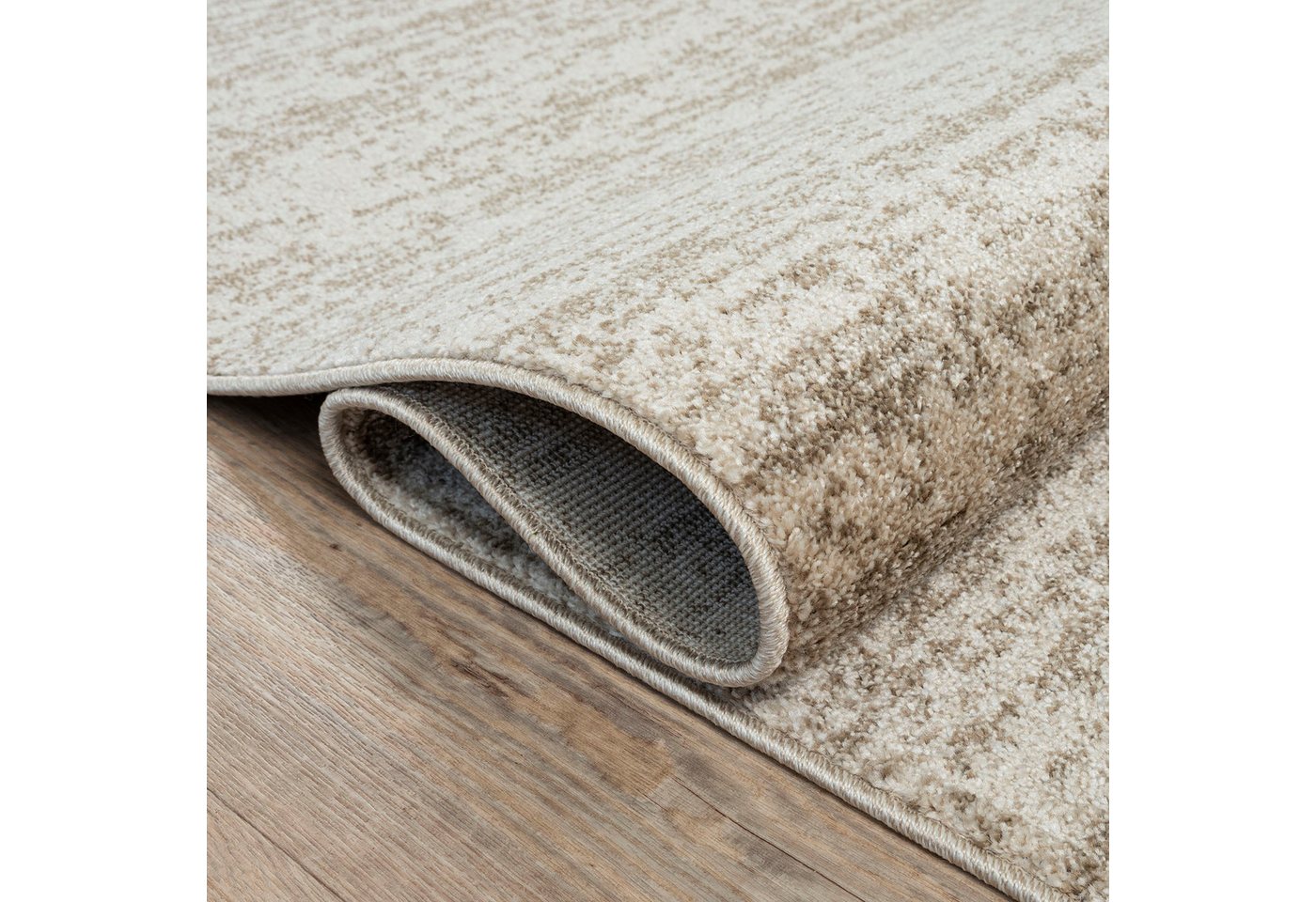 Sanat Teppich Oslo, auch als Läufer und in Rund, rechteckig, Höhe: 10 mm, meliert, robuster Kurzflor, Wohnzimmer, Schlafzimmer, Kinderzimmer – Bild 5 von 5