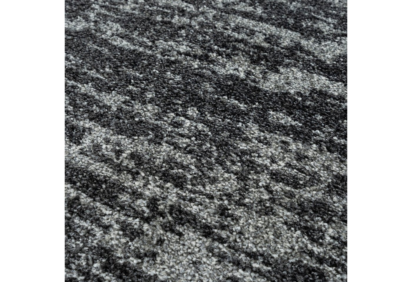 Sanat Teppich Oslo, auch als Läufer und in Rund, rund, Höhe: 10 mm, meliert, robuster Kurzflor, Wohnzimmer, Schlafzimmer, Kinderzimmer – Bild 5 von 5
