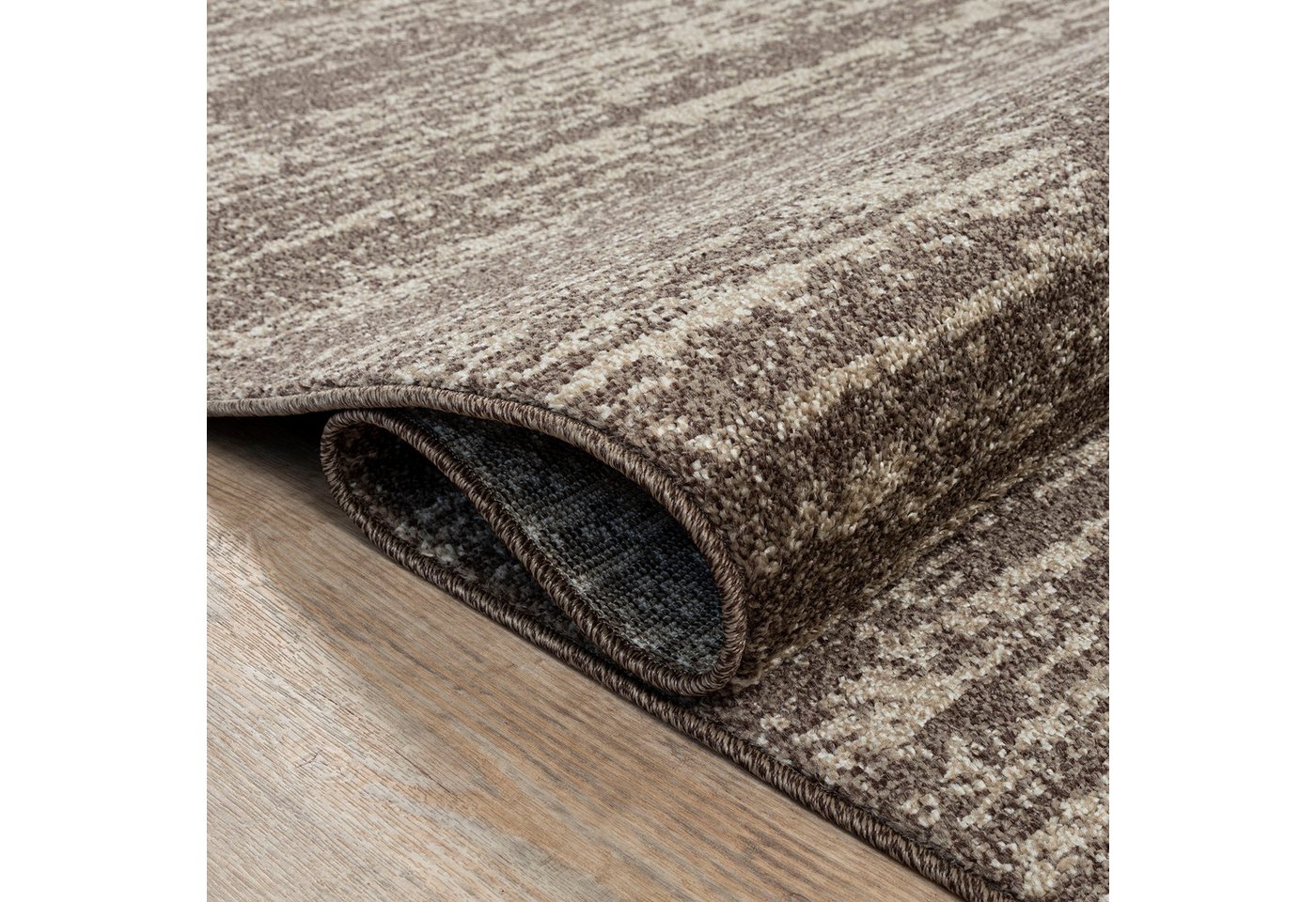 Sanat Teppich Oslo, auch als Läufer und in Rund, rechteckig, Höhe: 10 mm, meliert, robuster Kurzflor, Wohnzimmer, Schlafzimmer, Kinderzimmer – Bild 5 von 5