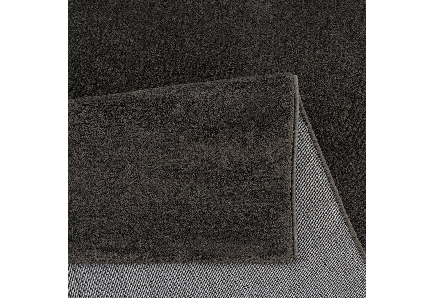 Sanat Teppich UNI, auch als Läufer und Rund, rechteckig, Höhe: 13 mm, robuster Kurzflorteppich, große Farbauswahl, Wohnzimmer, alle Räume – Bild 3 von 5