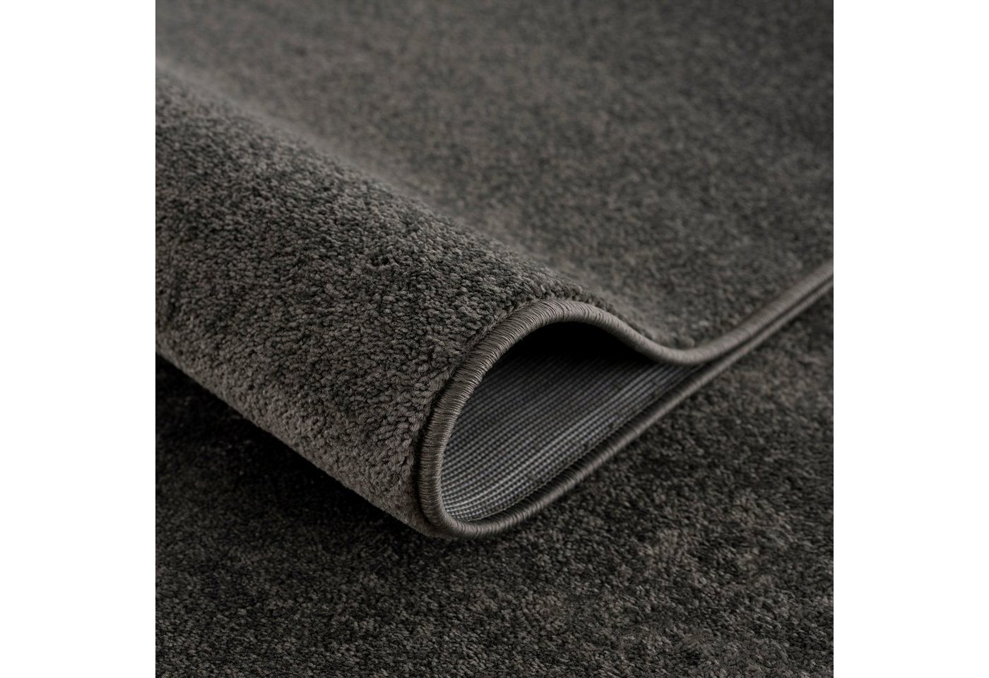 Sanat Teppich UNI, auch als Läufer und Rund, rechteckig, Höhe: 13 mm, robuster Kurzflorteppich, große Farbauswahl, Wohnzimmer, alle Räume – Bild 4 von 5