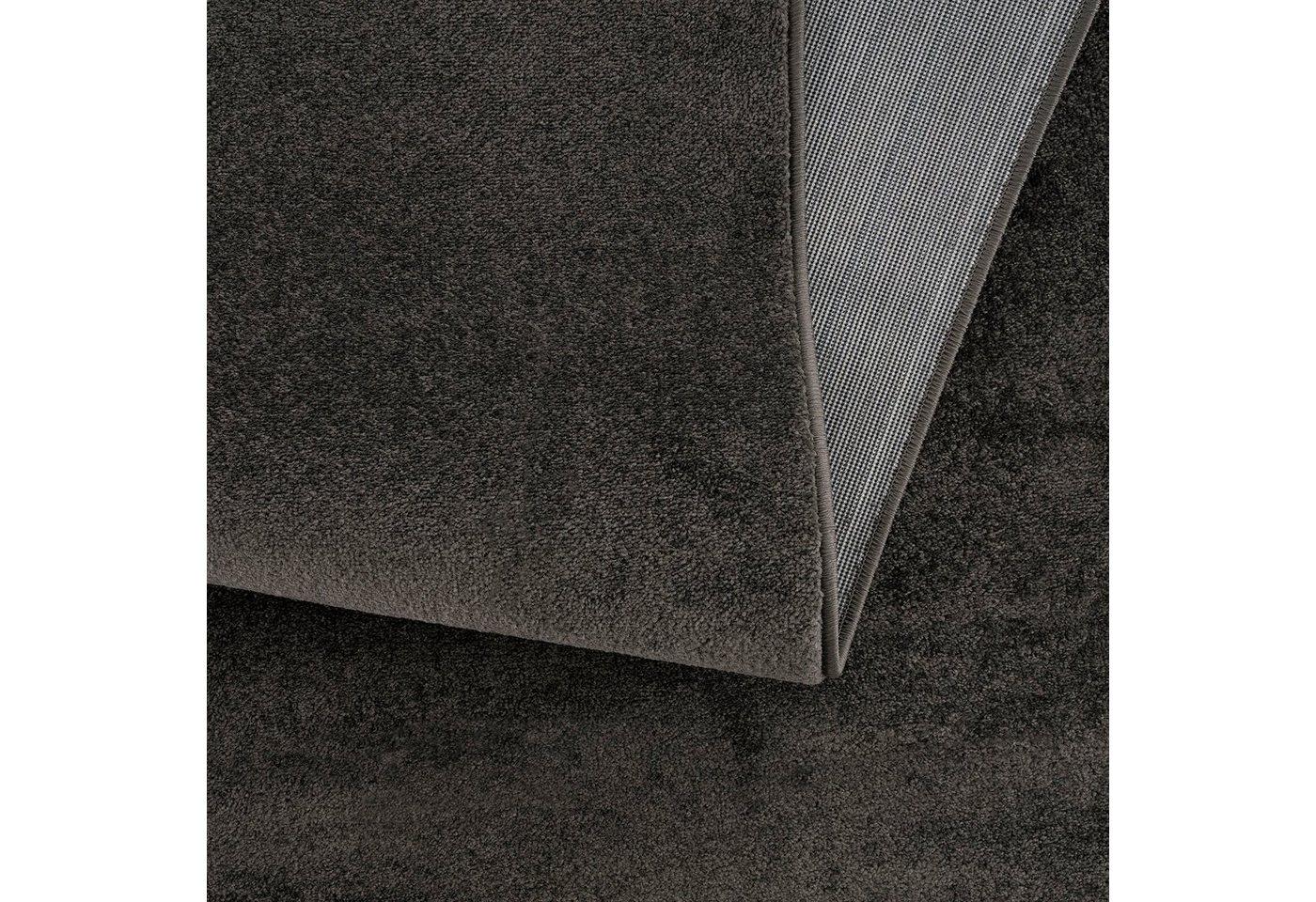 Sanat Teppich UNI, auch als Läufer und Rund, rechteckig, Höhe: 13 mm, robuster Kurzflorteppich, große Farbauswahl, Wohnzimmer, alle Räume – Bild 5 von 5