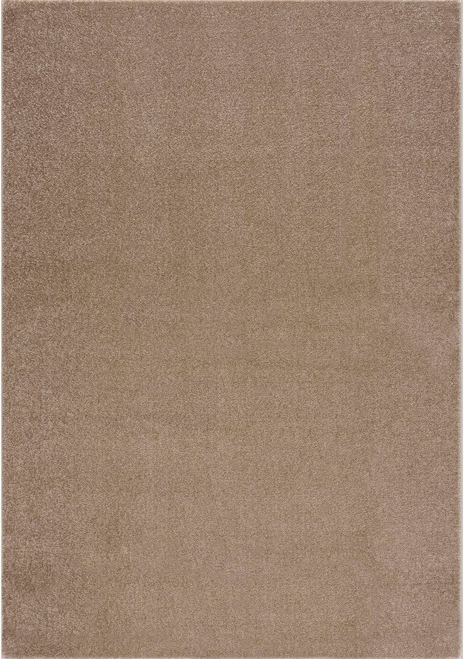 Sanat Teppich UNI, auch als Läufer und Rund, rechteckig, Höhe: 13 mm, robuster Kurzflorteppich, große Farbauswahl, Wohnzimmer, alle Räume – Bild 2 von 5